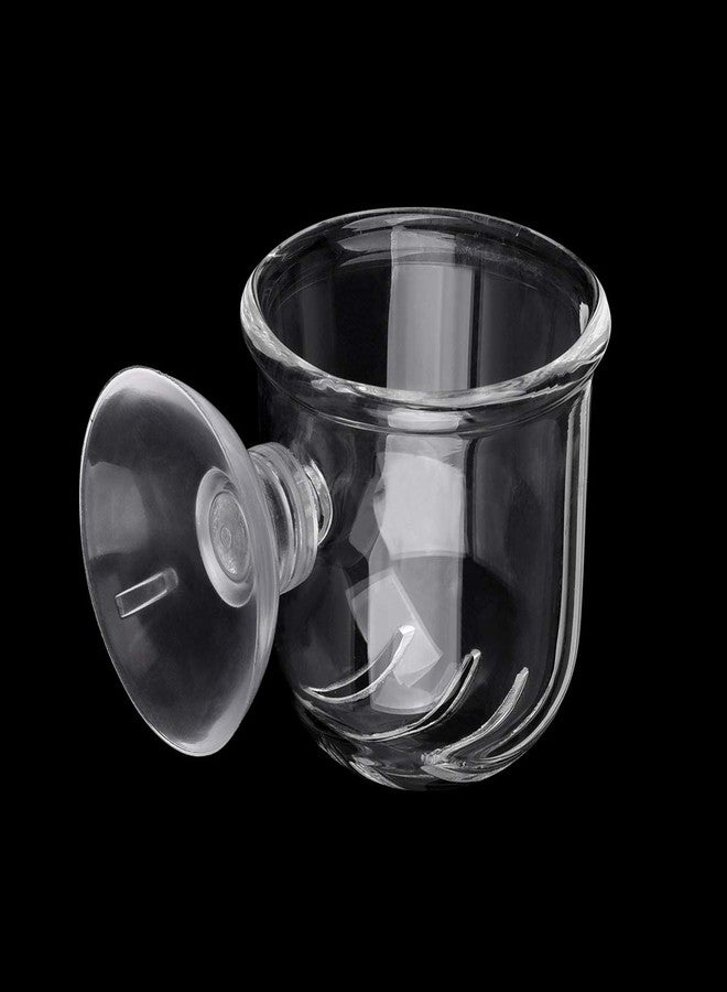 WEAVERBIRD Aquarium Glass Cone Feeder Red Worm Fish Tank Plant Shrimp Feeder Fish Feeding Cup - Image 1